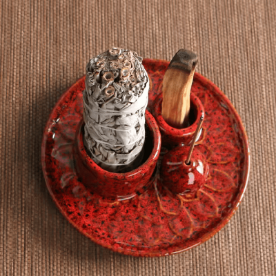 Porte encens - NewIncenseBurner™ - Rouge
